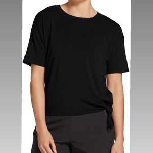 NWT CALIA Women’s SideTie Tee Black M